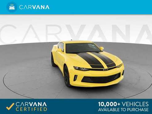 2016 Chevy Chevrolet Camaro LT Coupe 2D coupe Yellow - FINANCE ONLINE for sale in Atlanta, MD