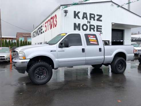 2002 Ford Super Duty F-350 Crew Cab XLT 4WD 7.3 Powerstroke 189,000... for sale in Longview, OR