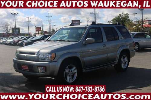 2001 *INFINITI *QX4* 4WD LEATHER SUNROOF TOW ALLOY GOOD TIRES 225533 for sale in WAUKEGAN, IL