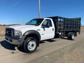 2007 Ford Super Duty F550 with 16' stake bed w/lift gate - cars &... for sale in Amity, OR