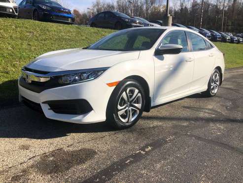 2017 Honda Civic LX, JUST 9000 Miles, Like New! - cars & trucks - by... for sale in Duquesne, PA