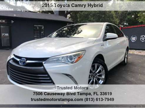 15 TOYOTA CAMRY HYBRID XLE ONE OWNER CLEAN CARFAX with Cargo Space... for sale in TAMPA, FL