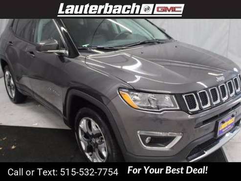 2019 Jeep Compass Limited suv Gray - - by dealer for sale in IA