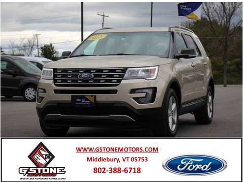 2017 FORD EXPLORER XLT CERTIFIED PRE-OWNED! - - by for sale in Middlebury, VT