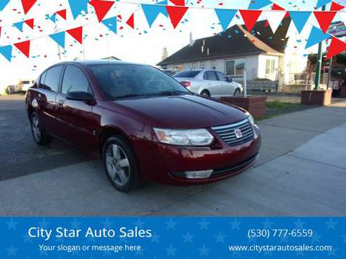 2007 Saturn Ion 4D Sedan Clean title low millage 30 Days Free for sale in Marysville, CA