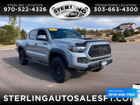 2017 Toyota Tacoma TRD Pro Double Cab 5 Bed V6 4x4 AT (Natl) -... for sale in Sterling, CO
