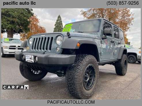 2015 Jeep Wrangler Unlimited Rubicon 4x4 4dr SUV - cars & trucks -... for sale in Woodburn, OR