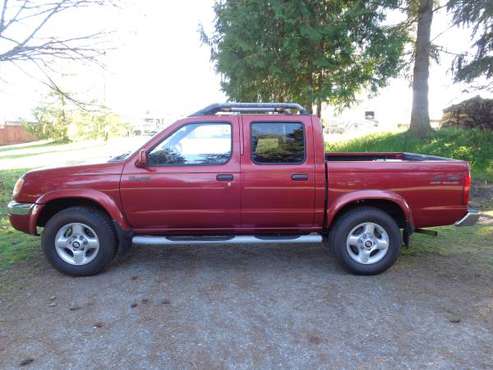 2000 Nissan Frontier SE 4x4 Crew Cab - 2 Owners - Clean Carfax! for sale in Sequim, WA