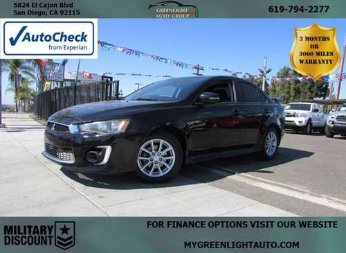 2016 MITSUBISHI LANCER ES **Military Discount! - cars & trucks - by... for sale in San Diego, CA
