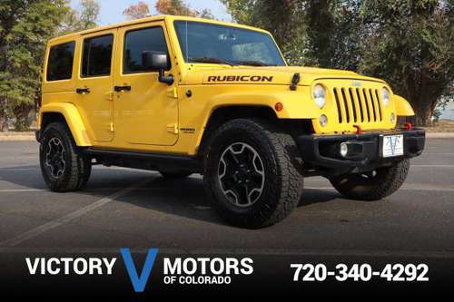 2015 Jeep Wrangler Unlimited 4x4 4WD Rubicon SUV - cars & trucks -... for sale in Longmont, CO