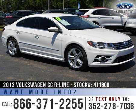 2013 Volkswagen CC R-Line Bluetooth - Touchscreen - Leather for sale in Alachua, FL