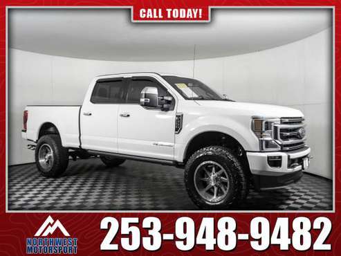 Lifted 2020 Ford F-350 Platinum 4x4 - - by dealer for sale in PUYALLUP, WA