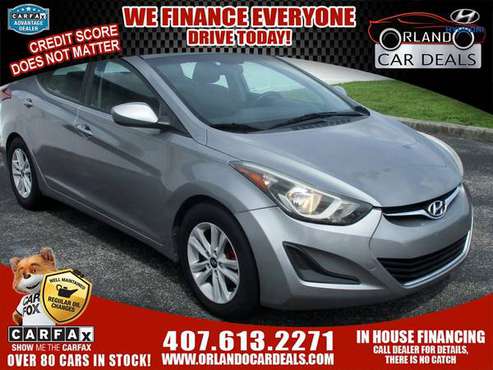 2015 Hyundai Elantra NO Credit Check Loans--- Buy Here Pay Here---... for sale in Maitland, FL