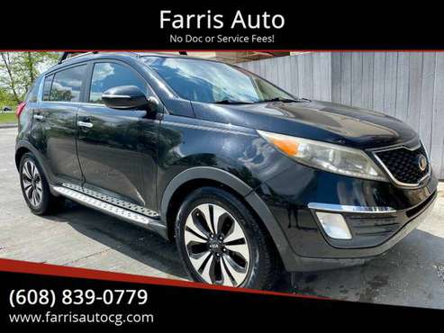 2013 Kia Sportage SX Leather Heated Seats 2 Owner Rust Free Clean for sale in Cottage Grove, WI