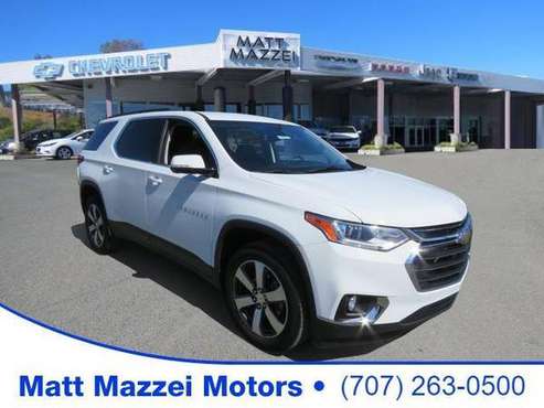 2020 Chevrolet Traverse SUV LT Leather (Summit White) - cars &... for sale in Lakeport, CA