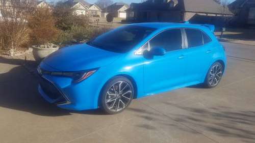 2019 Corolla Hatchback XSE gently used!!! - cars & trucks - by owner... for sale in Glenpool, OK