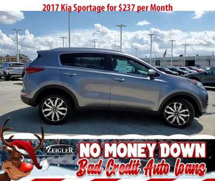 $237/mo 2017 Kia Sportage Bad Credit & No Money Down OK - cars &... for sale in Glencoe, IL