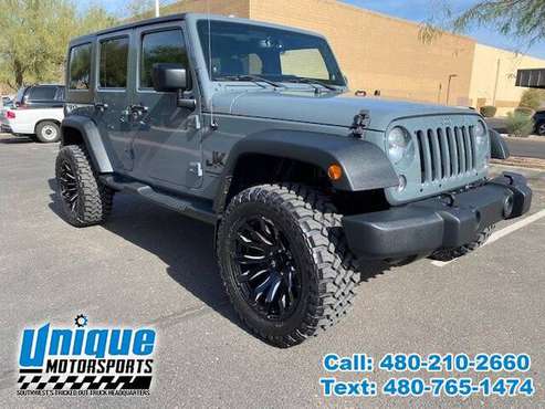 2014 JEEP WRANGLER UNLIMITED SPORT ~ ANVIL EDITION ~ LOW MILES ~ EAS... for sale in Tempe, NV