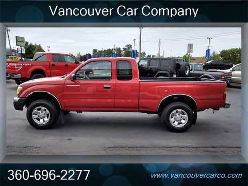 1999 Toyota Tacoma 4x4 Ext Cab SR5! 5 Speed! Low Miles! - cars & for sale in Vancouver, OR