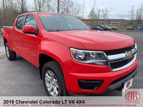2018 CHEVY COLORADO LT V6 4WD! TOUCH SCREEN! BACKUP CAMERA! - cars for sale in N SYRACUSE, NY