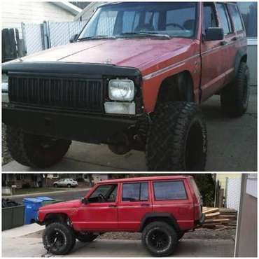 1993 Red Jeep Cherokee - cars & trucks - by owner - vehicle... for sale in Gardnerville, NV