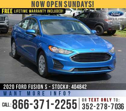 2020 Ford Fusion S *** SAVE Over $5,000 off MSRP! *** - cars &... for sale in Alachua, FL