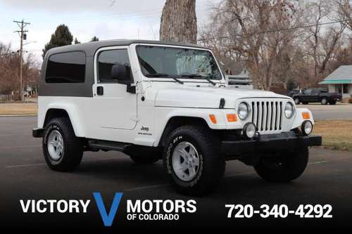2005 Jeep Wrangler 4x4 4WD Unlimited SUV - - by dealer for sale in Longmont, CO