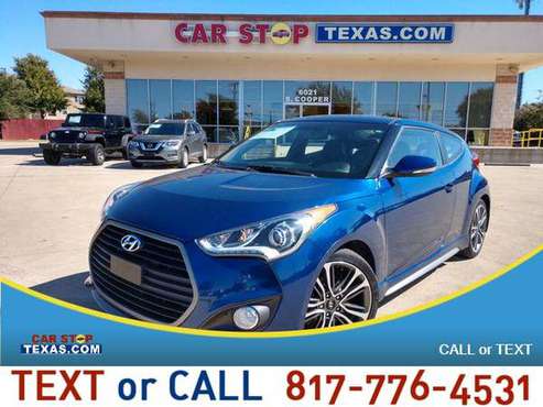 2016 Hyundai Veloster Turbo Coupe 3D EZ FINANCING-BEST PRICES AROUN for sale in Arlington, TX
