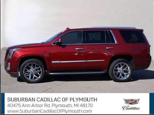 2017 Cadillac Escalade SUV Luxury - Cadillac Red Passion - cars &... for sale in Plymouth, MI