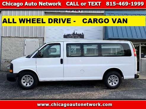 2011 Chevrolet Express 1500 AWD Cargo Van chevy all wheel drive 4wd... for sale in Mokena, MI