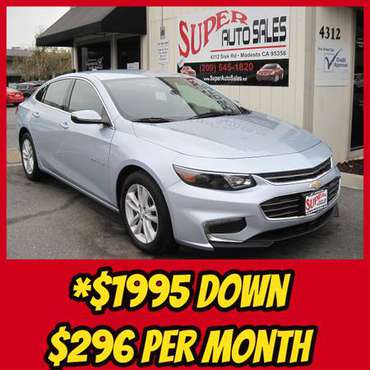 *$1995 Down & *$296 Per Month on this 2018 CHEVROLET MALIBU LT! -... for sale in Modesto, CA