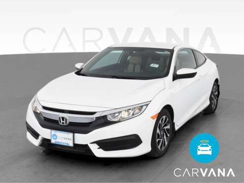 2017 Honda Civic LX Coupe 2D coupe White - FINANCE ONLINE - cars &... for sale in Nazareth, MI