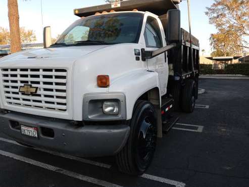 2006 GMC Chevy dump truck C6500 110k miles Diesel low miles - cars &... for sale in Bakersfield, WA