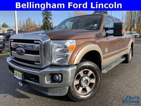 2011 Ford F-250SD Diesel 4x4 4WD Truck Lariat Crew Cab - cars &... for sale in Bellingham, WA