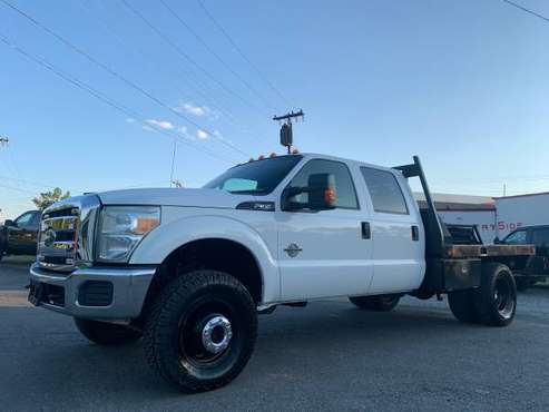 2015 Ford F-350 Crew Cab DRW Flatbed 4x4 - 6 7L Diesel - One Owner for sale in Stokesdale, VA