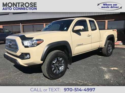 2017 Toyota Tacoma TRD Offroad - cars & trucks - by dealer - vehicle... for sale in MONTROSE, CO