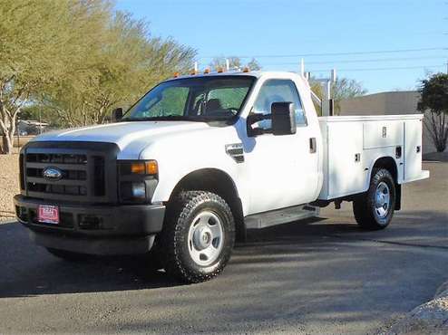 2009 FORD F350 XL 4X4 SERVICE BODY UTILITY BED WORK TRUCK LOW MILES... for sale in Phoenix, TX