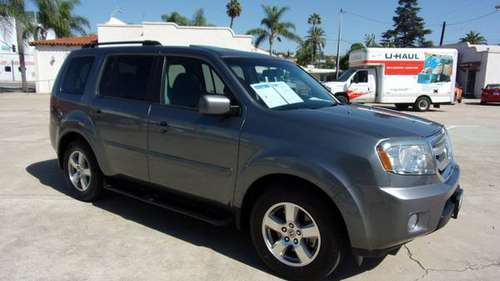 2009 Honda Pilot Exl 4wd new tires/brakes warrnty leather 3rd row tow for sale in Escondido, CA