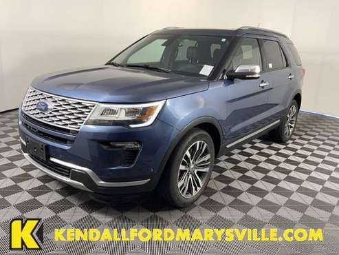 2018 Ford Explorer Blue Metallic Priced to SELL! for sale in North Lakewood, WA