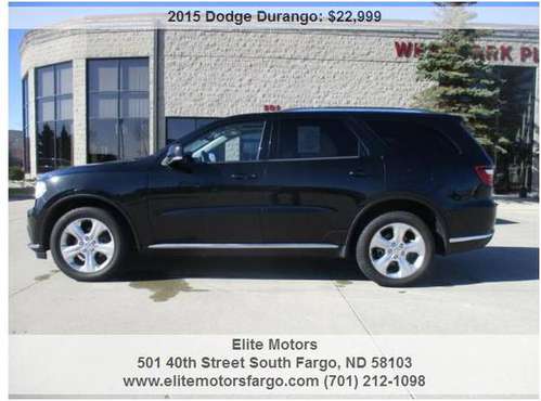 2015 Dodge Durango Limited, Leather, Sun, Nav, 20'S, Beautiful -... for sale in Fargo, ND