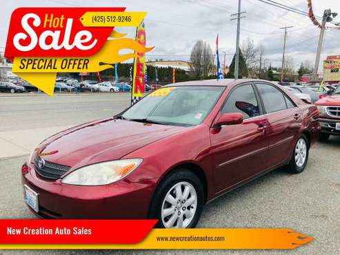 2003 Toyota Camry XLE Best Prices at New Creation Auto Sales for sale in Seattle, WA