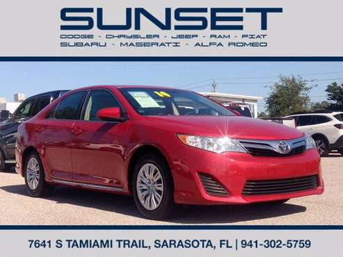 2014 Toyota Camry LE Extra Clean Super Low 54K Miles CarFax Cert! for sale in Sarasota, FL