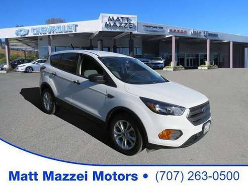 2019 Ford Escape SUV S (Oxford White) - - by dealer for sale in Lakeport, CA