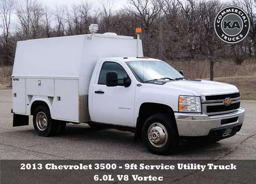 2013 Chevrolet 3500 - 9ft Service Utility Truck - 6 0L V8 (226806) for sale in Dassel, MN