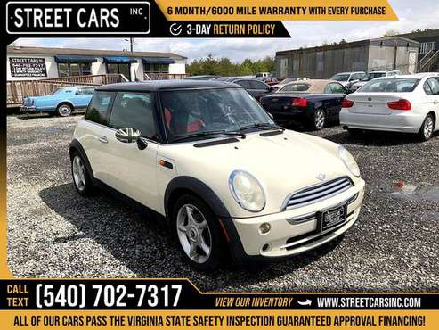 2005 Mini Cooper Hardtop 2dr 2 dr 2-dr Cpe PRICED TO SELL! - cars & for sale in Fredericksburg, VA