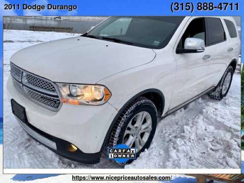 2011 Dodge Durango AWD 4dr Crew - - by dealer for sale in new haven, NY