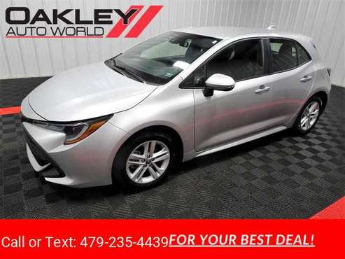 2019 Toyota Corolla Hatchback XSE CVT hatchback Silver - cars &... for sale in Branson West, AR
