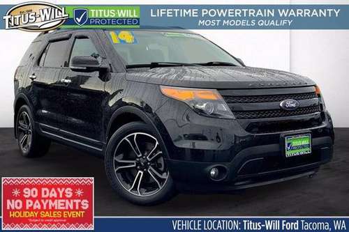 2014 Ford Explorer 4x4 4WD Sport SUV - cars & trucks - by dealer -... for sale in Tacoma, WA
