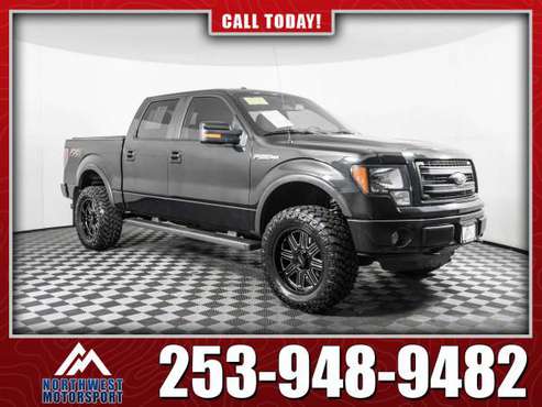 Lifted 2013 Ford F-150 FX4 4x4 - - by dealer for sale in PUYALLUP, WA