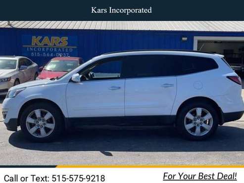 2016 Chevy Chevrolet Traverse LT suv White - - by for sale in Pleasant Hill, IA